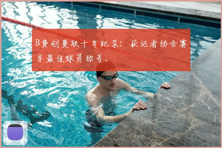 B费创曼联十年纪录：获记者协会赛季最佳球员称号。